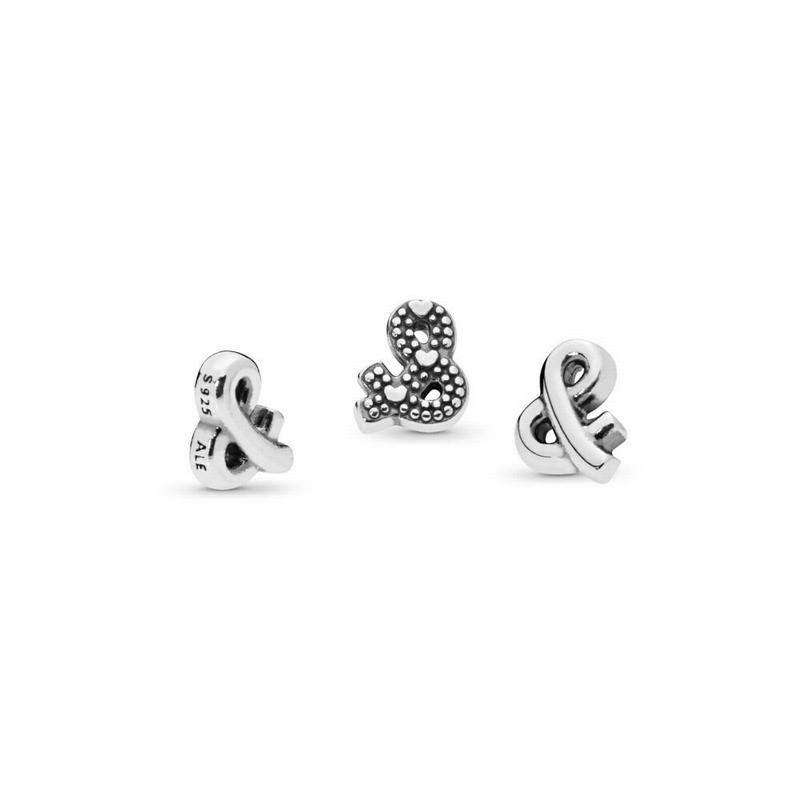 Pandora Ampersand Sign Petite Locket Charm - Sterling Silver - Canada | VY3909AV